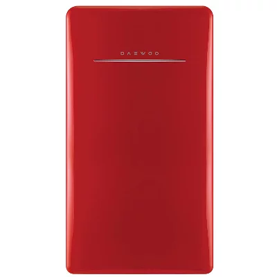 Daewoo red compact fridge